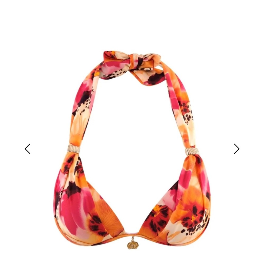 Kotomi Floral Halter Bikini Top